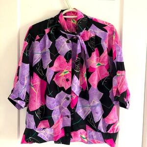 Vintage floral blouse